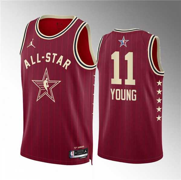 Men's 2024 All-Star #11 Trae Young Crimson Stitched Basketball Jersey,We sell and wholesale Men's 2024 All-Star #11 Trae Young Crimson Stitched Basketball Jersey on line form chian!